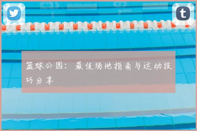篮球公园：最佳场地指南与运动技巧分享